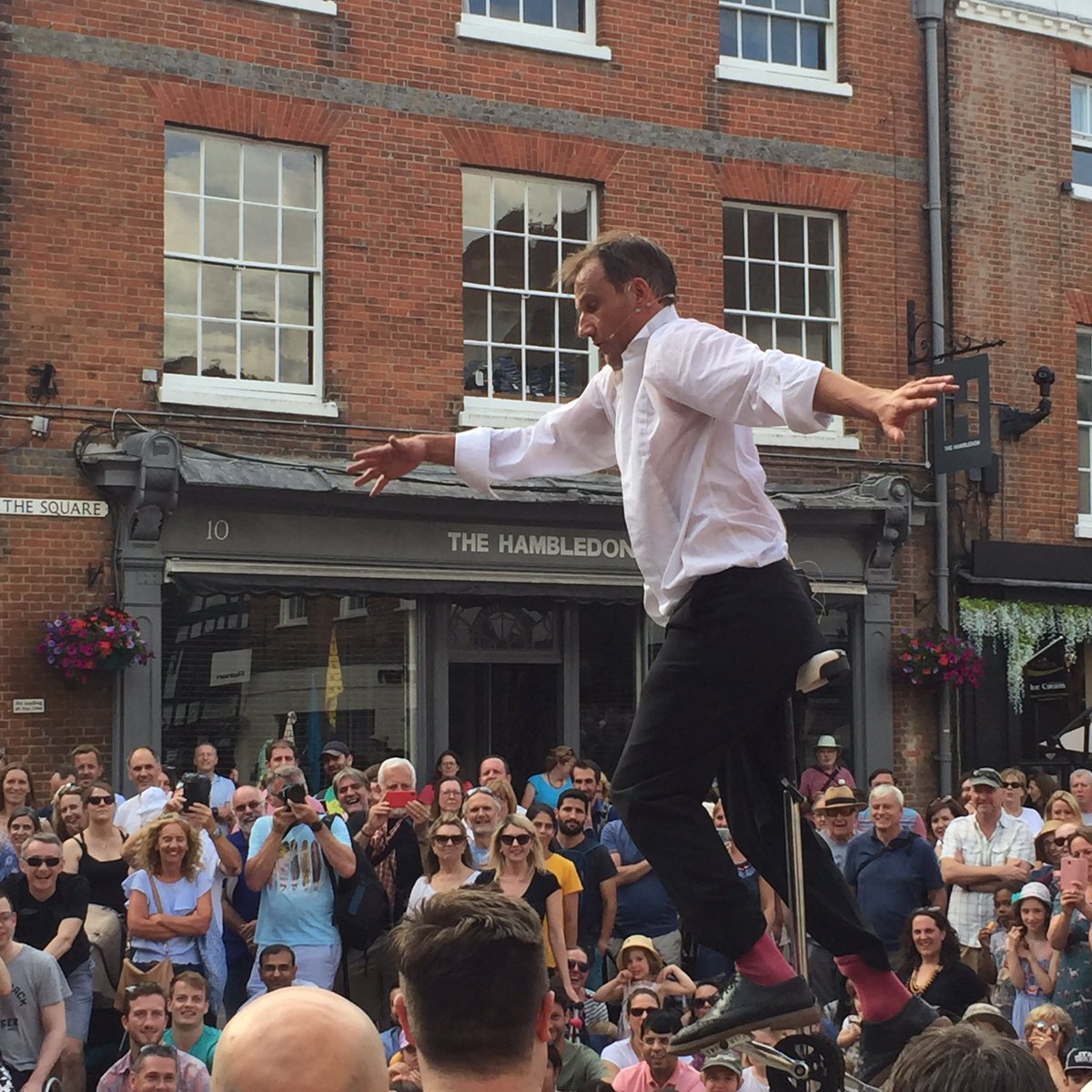 sallybibb's tweet photo. These guys @streetcomedyuk I hope  Winchester was as generous as it should have been! @HatFair https://t.co/TMjsCQlCSF