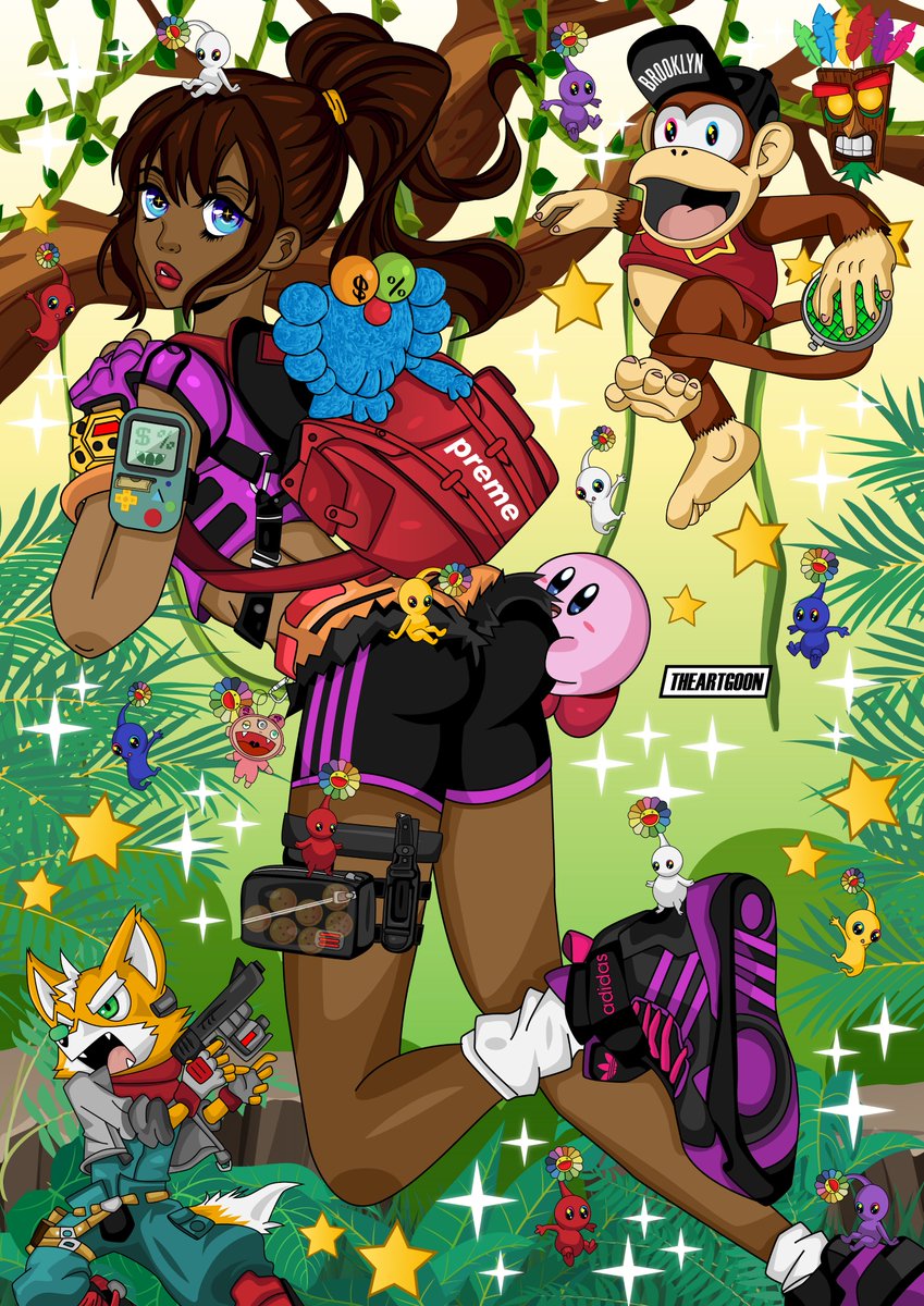SwayArtz's tweet photo. https://t.co/c3bcQ20pKY

#art #artist #dopeblackart  #brooklynnets #supreme #nintendoswitch  #animeart #anime #diddykong #Kirby #melaninart #adidas  #animemagazine #blackart #takashimurakami #animecommunity #dopeart #blackgirlanime #animeart #adventuretime #kaws #doratheexplorer https://t.co/SlGCN9N7B8