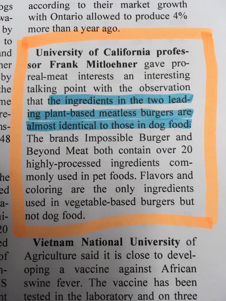 BlackFarmsAg's tweet photo. #Vegans be eating dog food 😂 https://t.co/TsNRwQXYX5