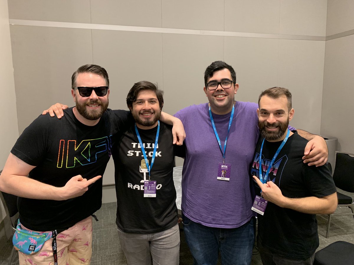 TwinStickRadio's tweet photo. We were able to snag interviews with @GameOverGreggy and @Nick_Scarpino! Thanks for hanging out, guys! Be on the lookout for these to be posted soon!
#RTXAustin https://t.co/YpNKlgZ9IH