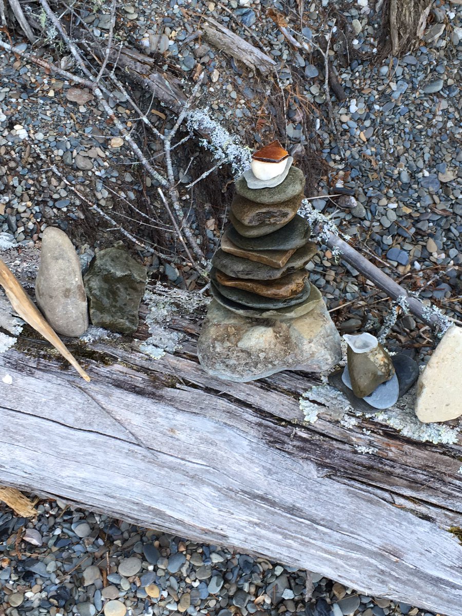 CharIsWriting's tweet image. Quiet compulsion 
Too warm to fight the
Cool stones calling
Begging fingertips  
On instinct 
They know just where to touch
Scratching these
Stacking those 
Smiling as I wonder

Whose footsteps 
She’s always asking to follow.

cln

#compulsion #trailmagic #cairns #ThingsIDo