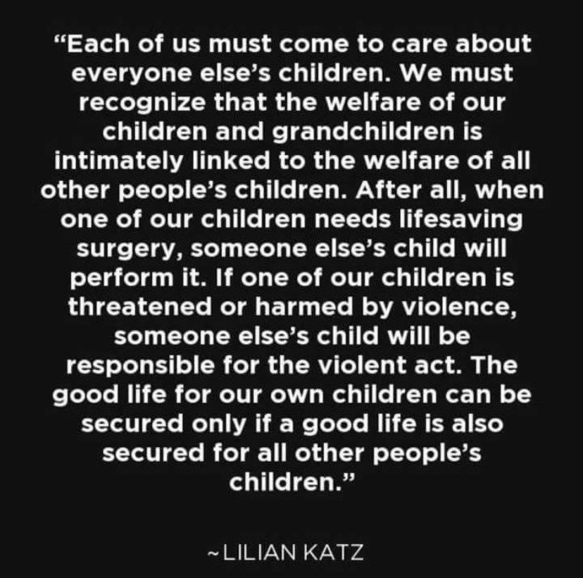 This is why we must take care of ALL kids! It takes all of us, from our bus drivers, custodians, maintenance workers, nurses, cafeteria staff, teachers to admin. Together we can! #foxc6strong