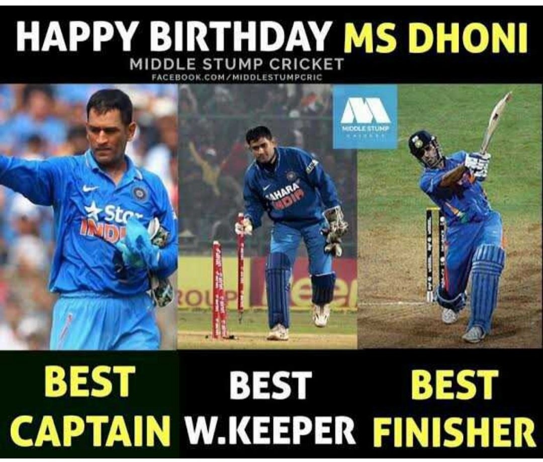 Happy birthday Mahendra Singh Dhoni  