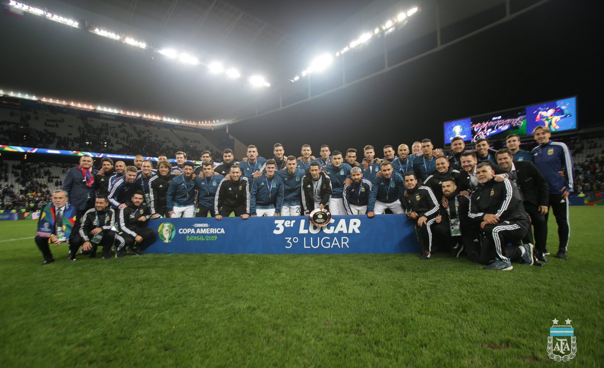 #CopaAmerica La Selección <a href="/Argentina/">🇦🇷 Selección Argentina ⭐⭐⭐</a> se quedó con el tercer puesto en la presente edición del certamen continental 🇦🇷