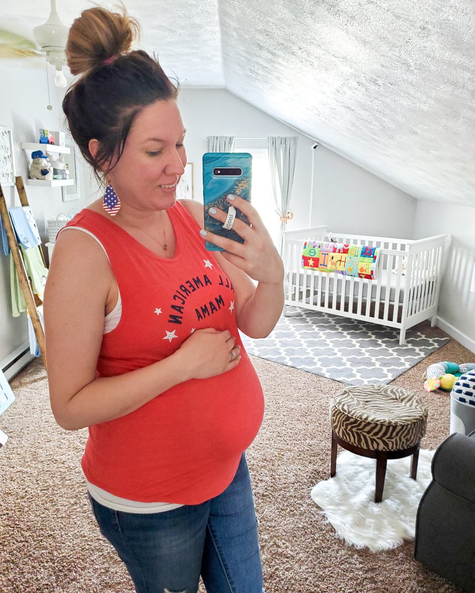 coffeeandthrift's tweet photo. Reminiscing about my #38week bump as we transition into #39weekspregnant 🥰💙 https://t.co/YIDVmKp3FL