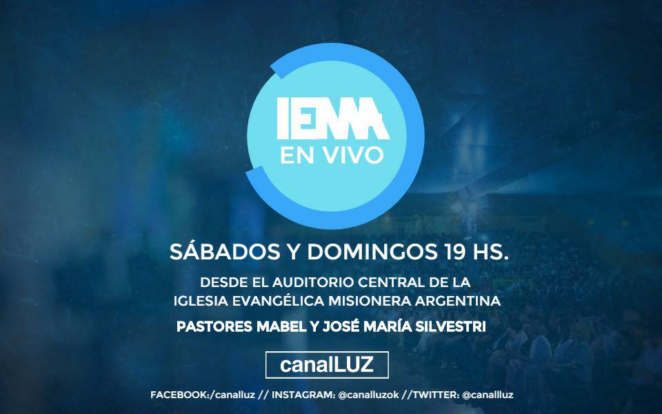 canalluz's tweet photo. A continuación en vivo desde el auditorio central de la Iglesia Evangélica Misionera Argentina.

Deje su pedido de oración. Queremos orar por usted https://t.co/vOpSXFmGKc