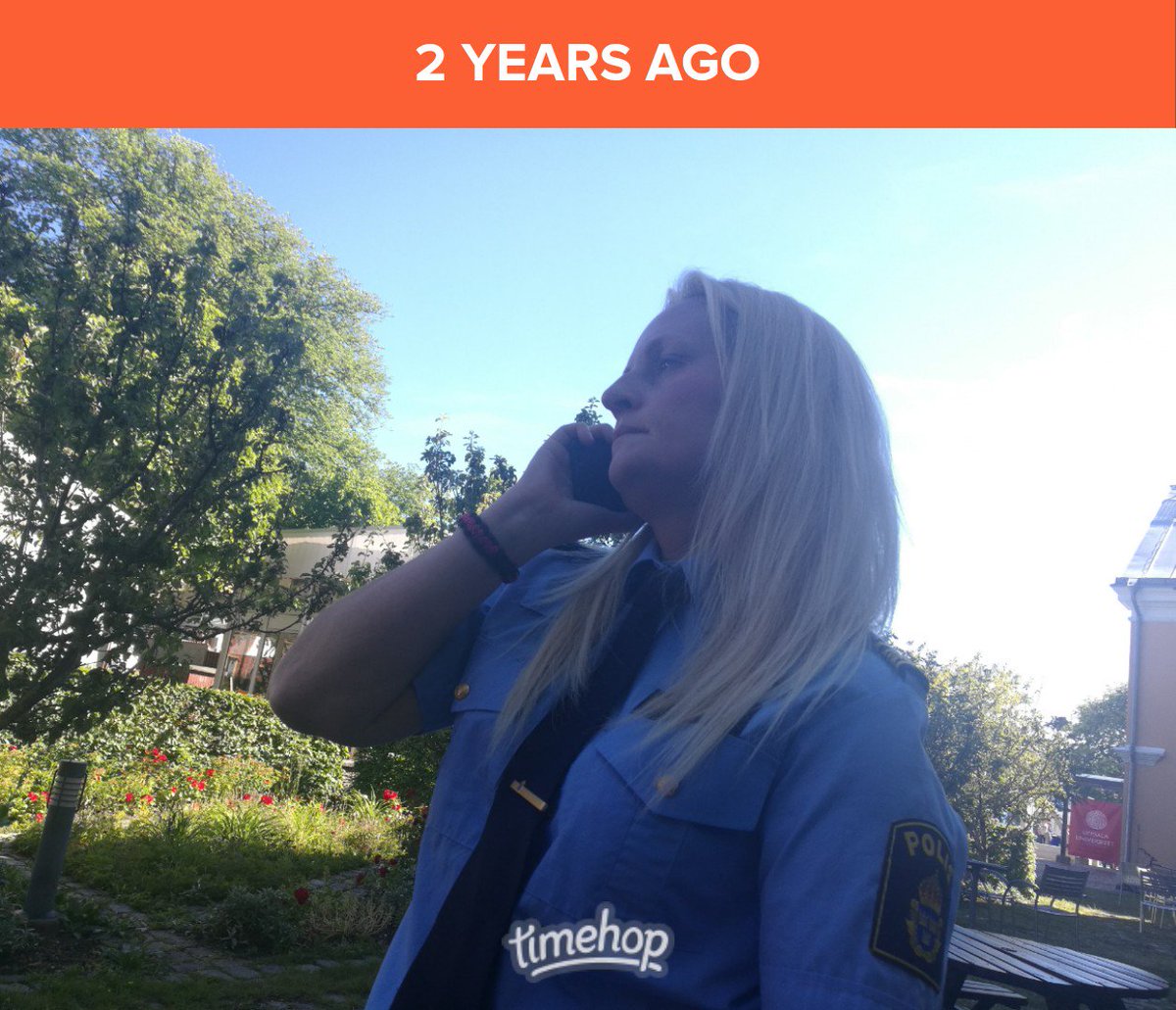 Idag är det på dagen två år sedan Annika Ljung försökte gripa mig för att rulla en cigg. 🙃