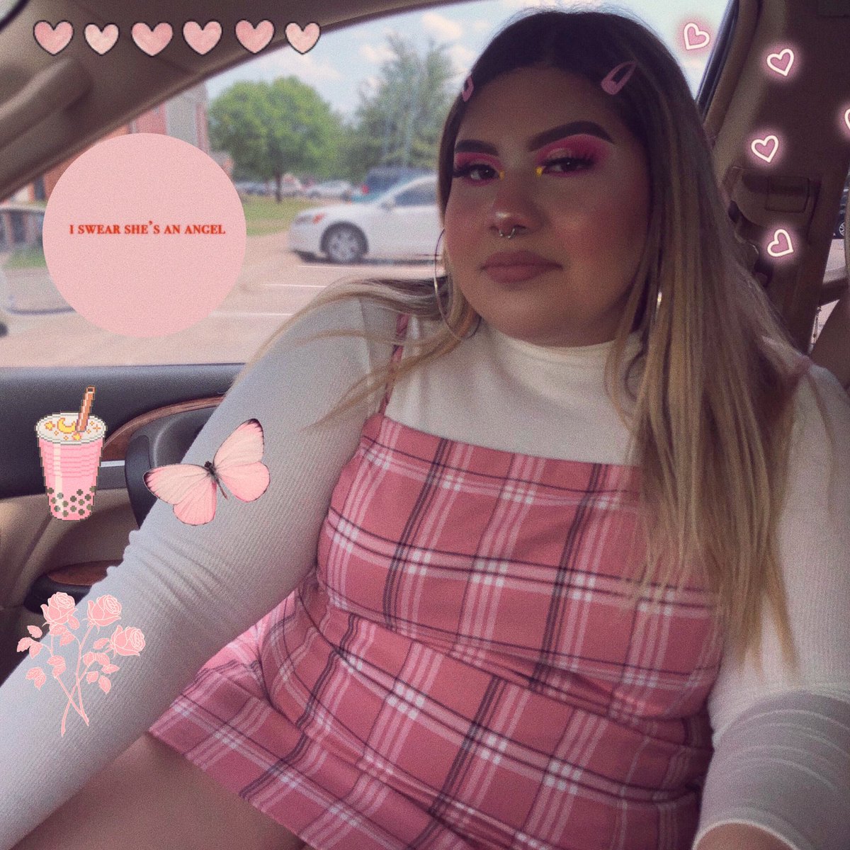 ch3rrygrl111's tweet image. Pretty in pink 🐽🌸💒🎀