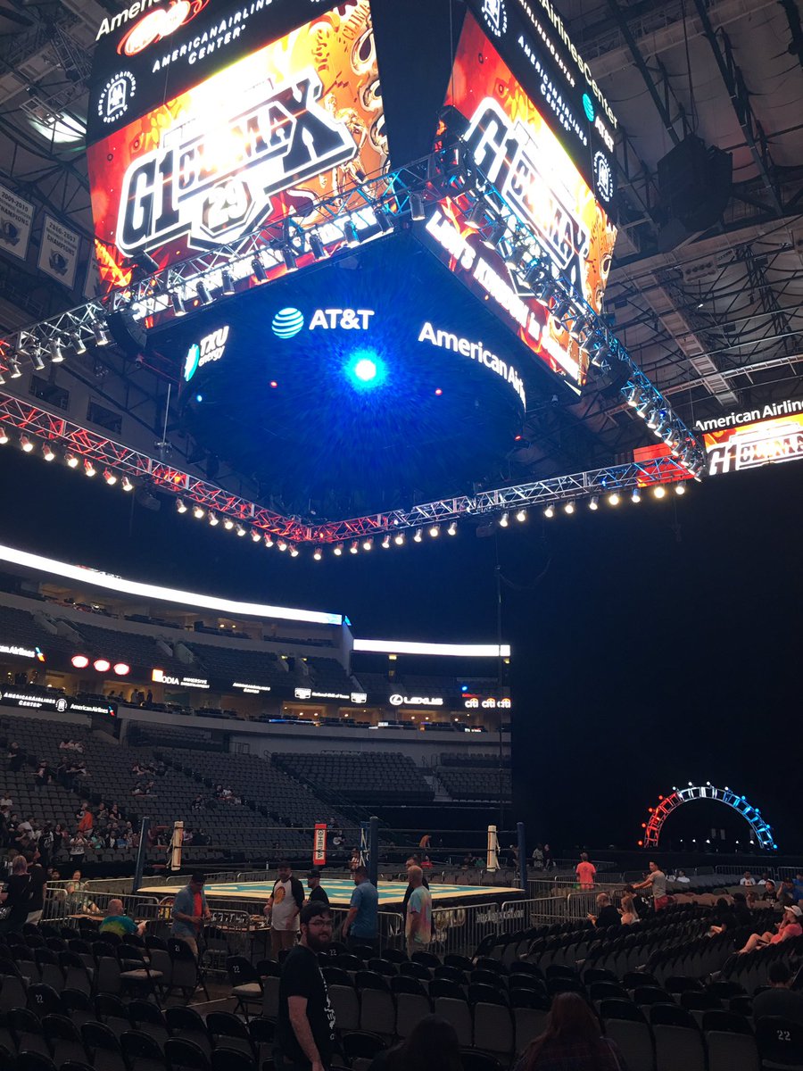 NoRulezWCast's tweet photo. @SpaceJamIsMyJam is at the G1 Climax in Dallas right now! https://t.co/IFWh0NHoKA