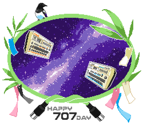 rich_h1ll's tweet photo. リズムマシンTR-707とTR-727で七夕をたのしんでみたい願い #707day https://t.co/5Jok24jDm9