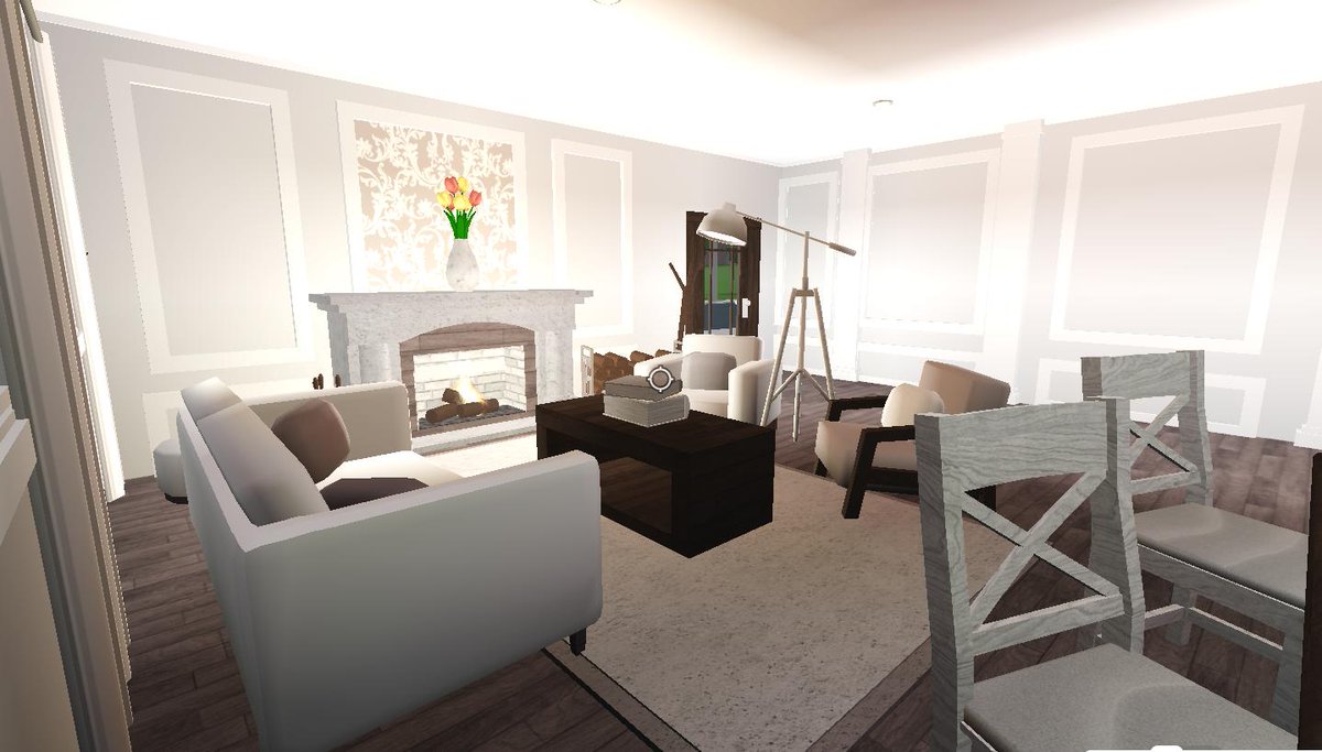 Bloxburg Rustic Living Room