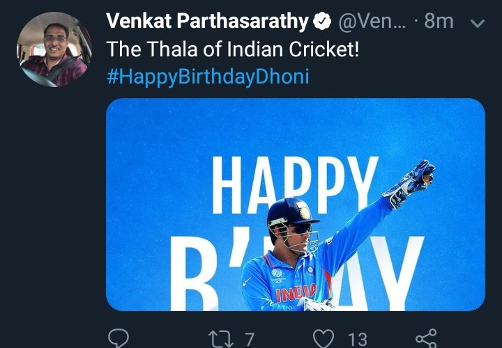 Venkat Parthasarathy wishes!