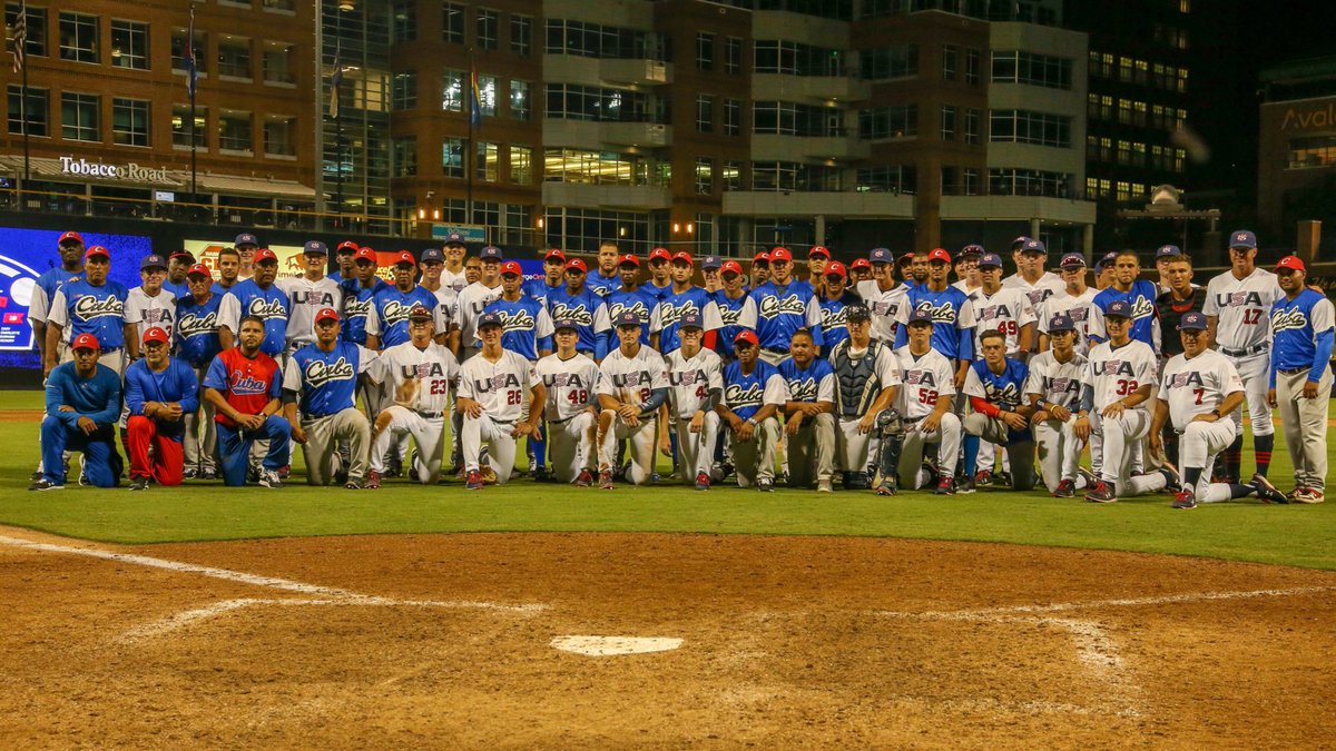 USABaseball's tweet image. A week of incredible baseball 👏🏼

Thank you to Cuba for a great series and congrats to our award winners: Outstanding Pitcher @mxmeyer22, Outstanding Hitter Yordanis Samon and MVP @CowserColton!