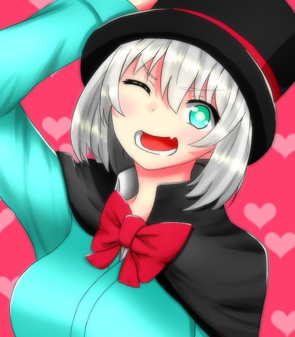 手品先輩のtwitterイラスト作品
