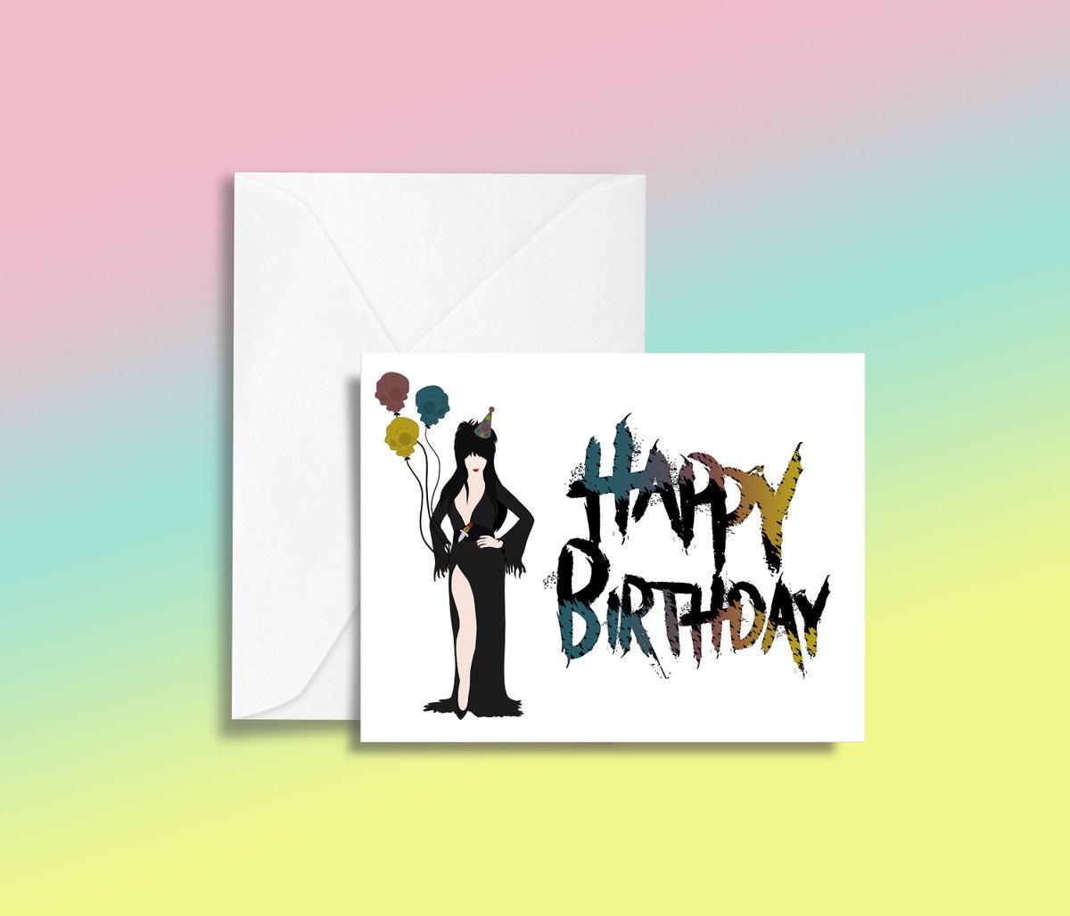 itsjenacyde's tweet photo. Excited to share the latest addition to my #etsy shop: Elvira, Mistress of the Dark "Happy Birthday" Card https://t.co/MTY9rCIt44 #papergoods #cards #yellow #birthday #black #holiday #elvira #gothic #mistressofthedark https://t.co/eq9L5cm08E