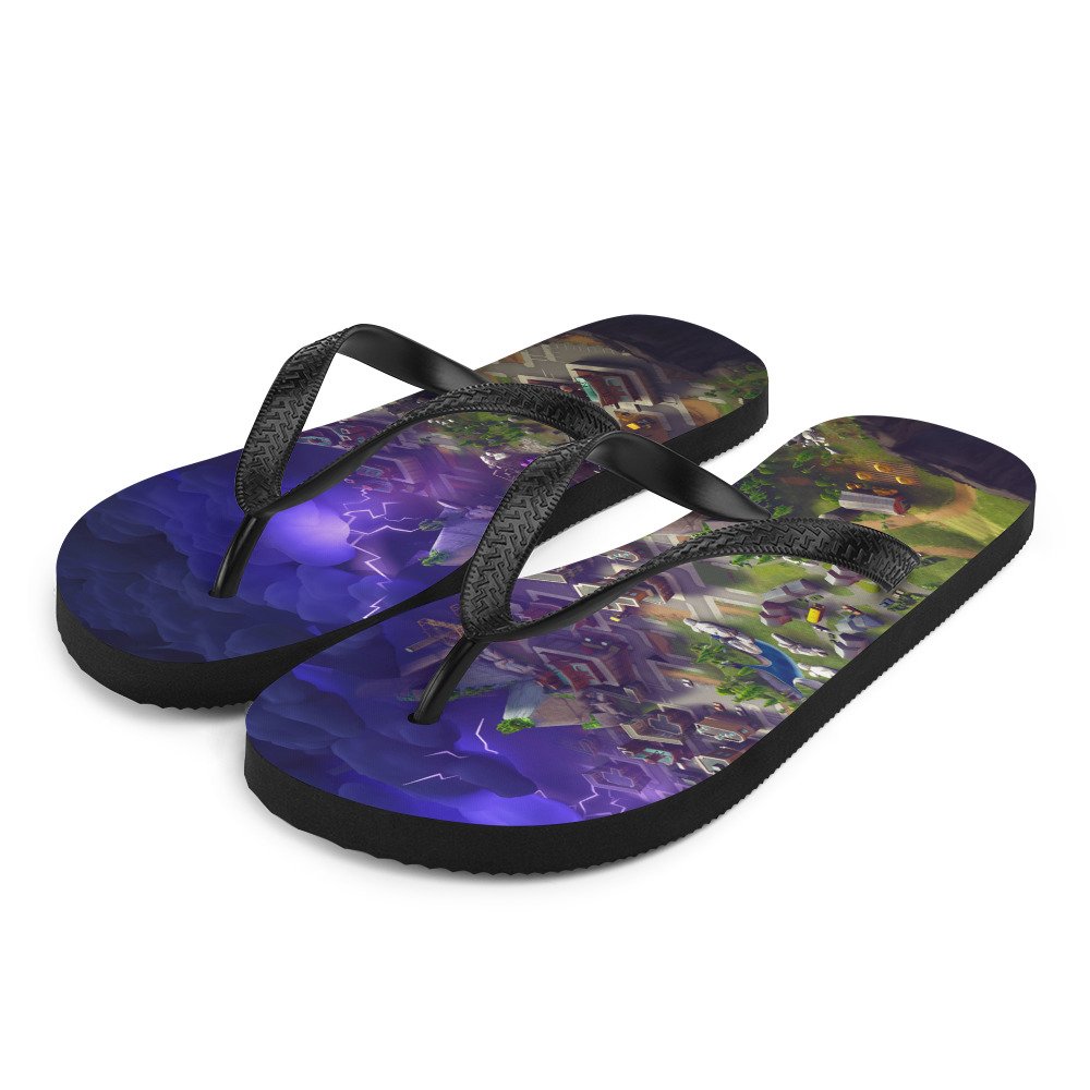 imukthebrand's tweet photo. Fortnite Save the World Map Flip-Flops - https://t.co/nShyjct7dZ https://t.co/gA6E5DgyWu