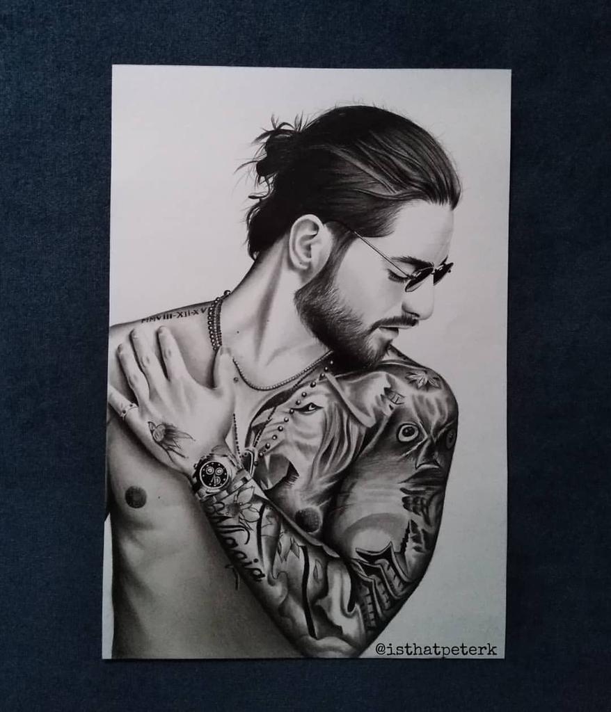 isthatpeterk's tweet photo. My Drawing of @maluma ❤️ https://t.co/Pfbw25VQVe