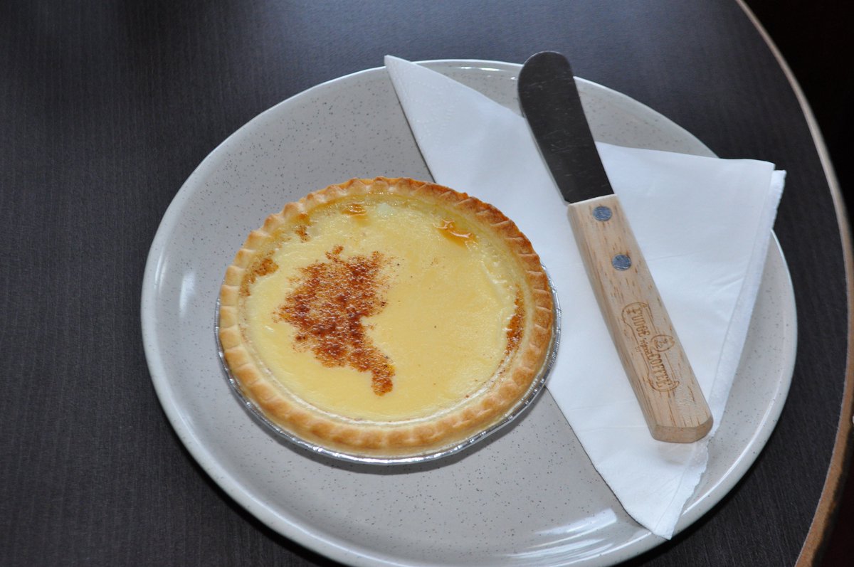 Fudgencoffee's tweet photo. Custard Tarts now available. No premixes here, made the traditional way https://t.co/SShyZRKQRV