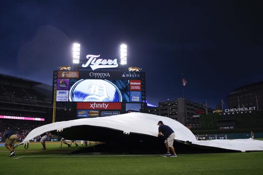 1450whtc's tweet photo. This from the Detroit Tigers Radio Network at 7:38 PM: FINALLY, FOUR HOURS LATER, we have an approximate start time of 8:15pm (for the Tigers v. Boston on WHTC). https://t.co/TwbrQR1jpB