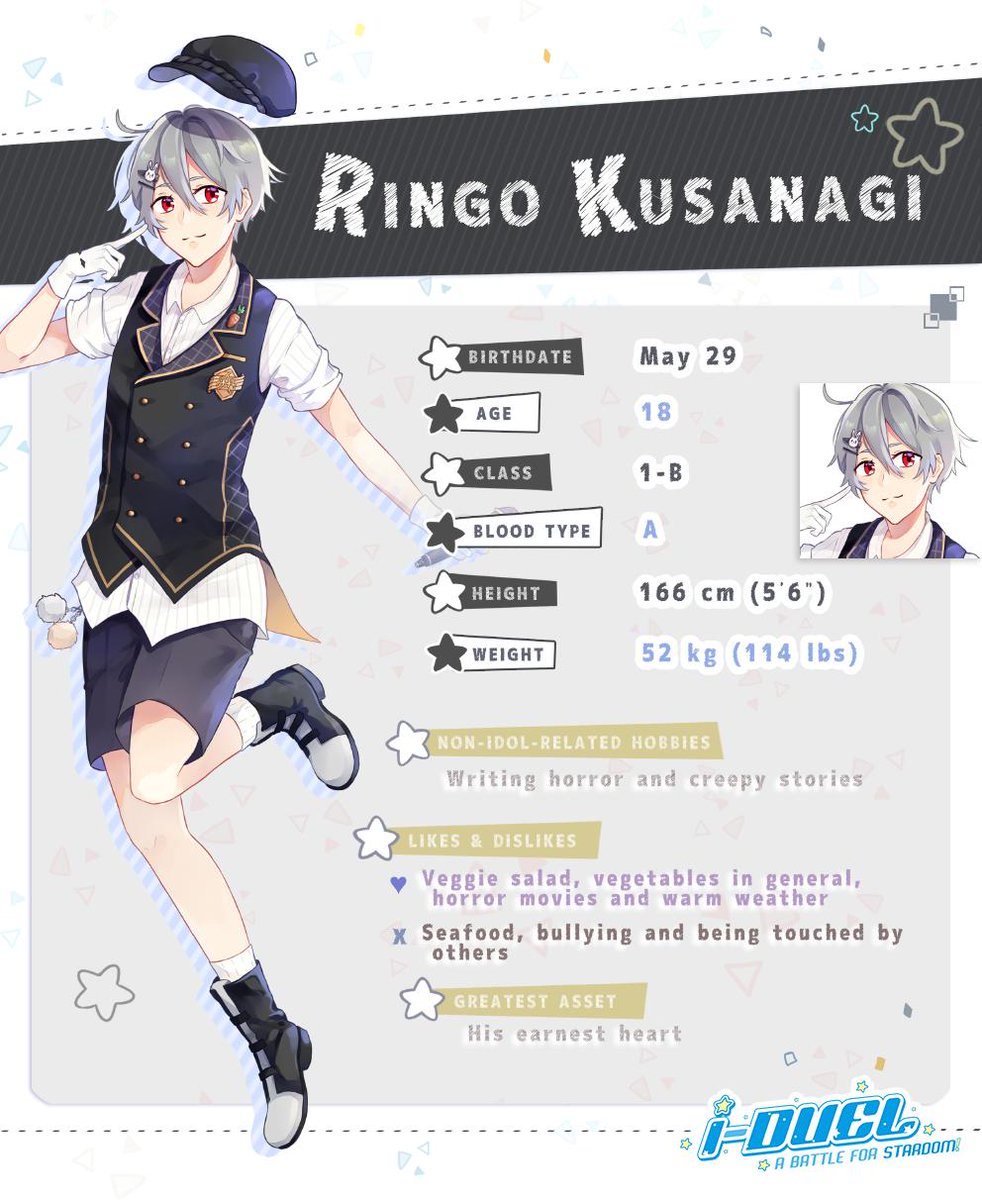 iduelproject's tweet photo. Ringo Kusanagi is a soft-spoken and sweet first year student. Though polite and kind, he mostly keeps to himself.
His singing voice is provided by the terrific @TomSkyHendriks
Learn more about him here: https://t.co/vPZeNtYG1X
#iduel #idols #BL #gamedev #boyslovedev https://t.co/OyeJOLherQ