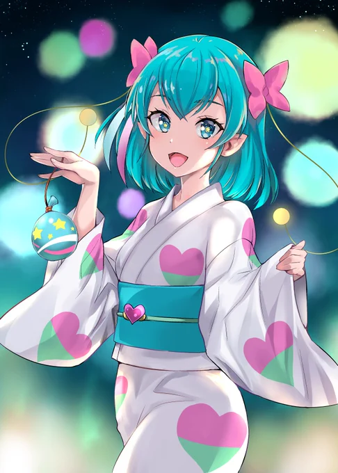 羽衣ララちゃんお誕生日おめでとう。
テレ朝夏祭りの浴衣姿でお祝いします。 