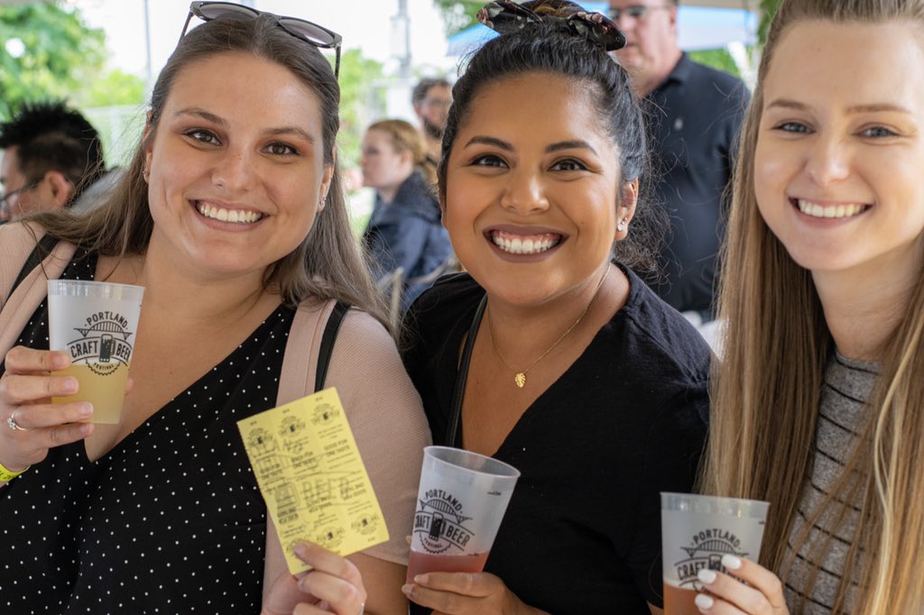 Someone got some extra tastings! 🎉🎉🍺🍺 #PCBF2019 #PortlandCraftBeerFestival #Winning