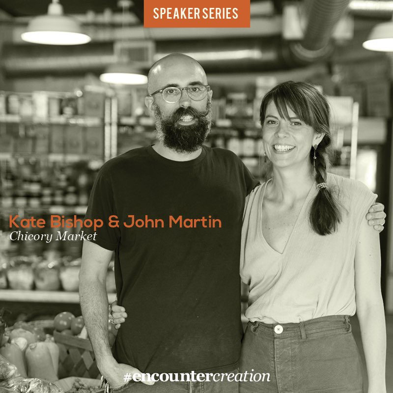 ouumc's tweet photo. For this week’s #encountercreation speaker series! We’ll welcome Kate Bishop and John Martin to talk about their work with Chicory Market , a popular market in Oxford!
Join us for a great conversation at 10:00 this Sunday in the Modern Sanctuary or on Facebook Live! #ouumc https://t.co/Ag2em3uDNJ