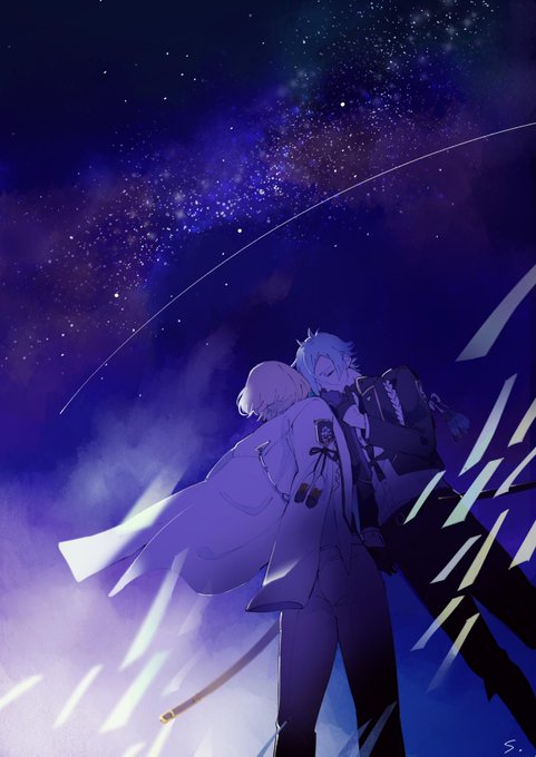 「shooting star」 illustration images(Oldest)