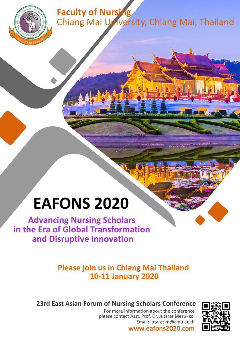 NLukkahatai's tweet photo. Extended call for abstracts 23rd EAFONS 2020 until July 31, 2019

Check out detail information on the link 👇🏻
https://t.co/tIi1rRqexg https://t.co/Kg1fUbcaQi