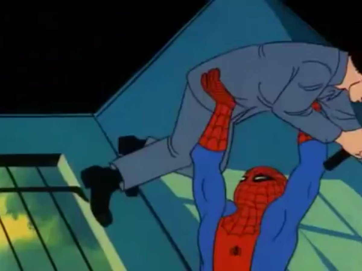 Here's Spider-Man fighting evil corporationspic.twitter.com/Ez5fpYcH94...