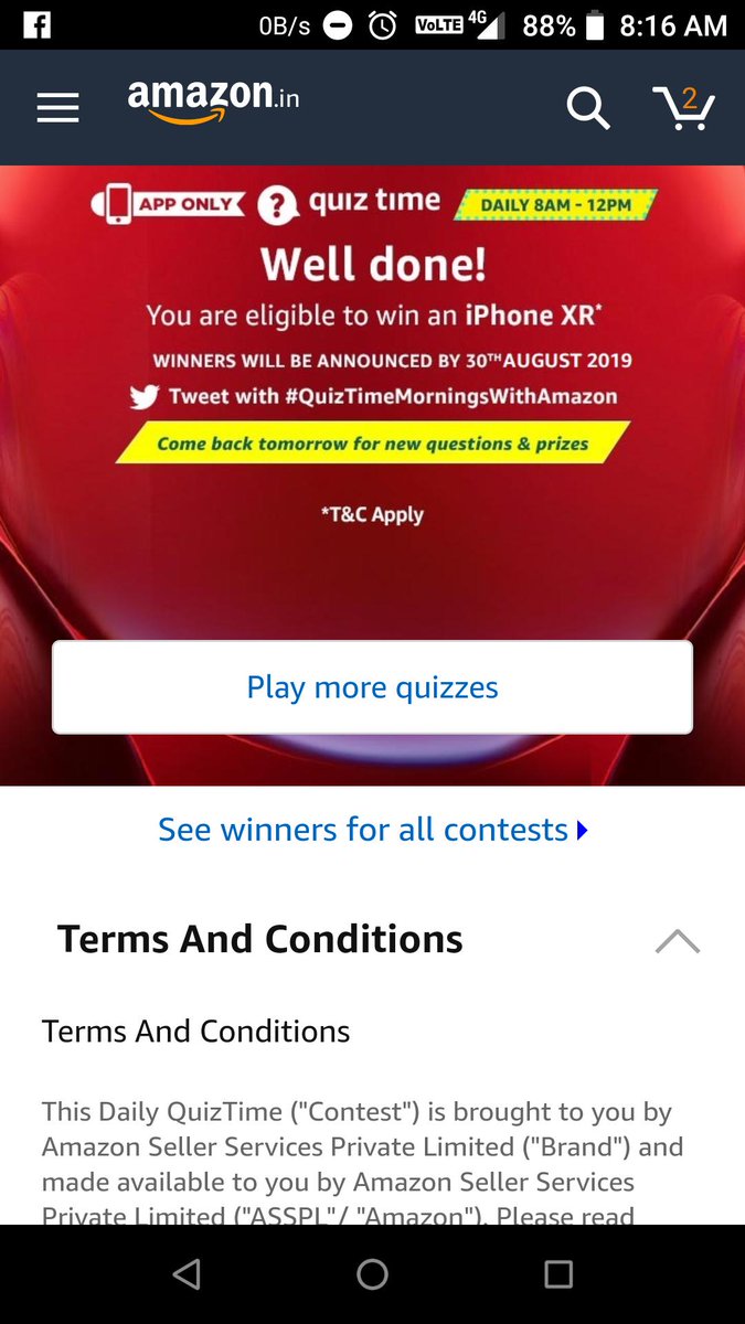 dineshsingh18's tweet image. #Quiztimemorningswithamazon
iPhone XR