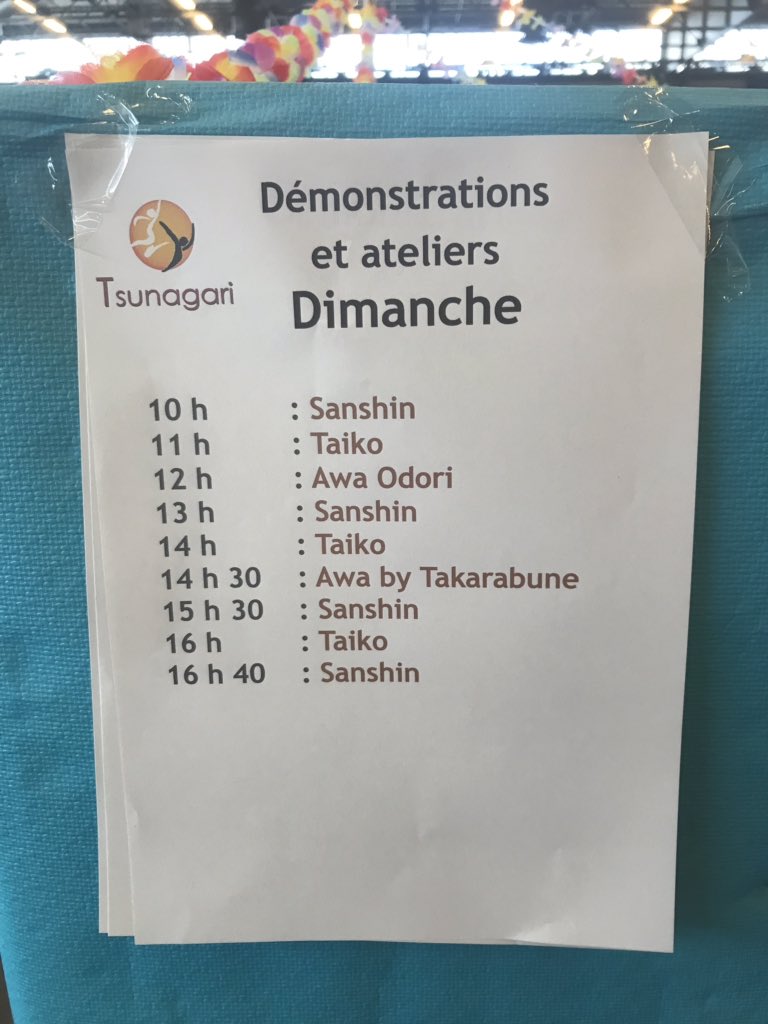 Paris Sanshin Club (@parissanshin) on Twitter photo Japan Expo, dernier jour ! Voici nos horaires de passage, n’hésitez pas à venir nous écouter ou nous faire coucou 😊
<a href="/JapanExpo_jp/">japanexpo_jp</a> の最後の日スケジュール!待っているね~🥰 Japan Expo, dernier jour ! Voici nos horaires de passage, n’hésitez pas à venir nous écouter ou nous faire coucou 😊
<a href="/JapanExpo_jp/">japanexpo_jp</a> の最後の日スケジュール!待っているね~🥰