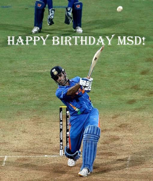 Happy birthday mahendra singh dhoni bhai 