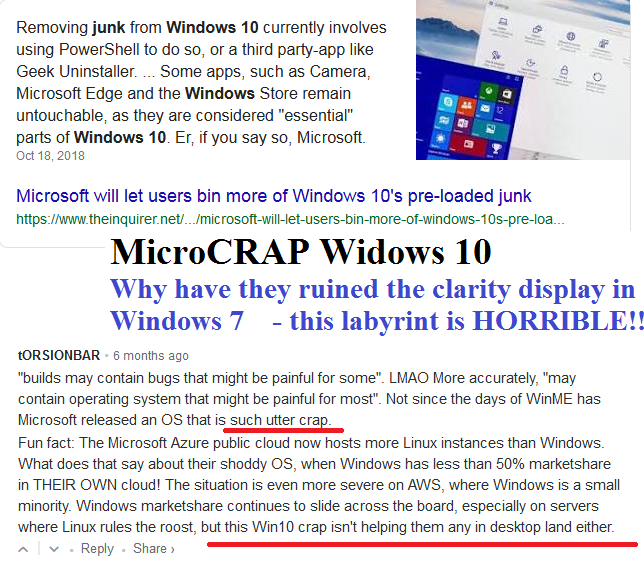 My_T60's tweet photo. Dear Microsoft; it would be really nice if you STOP reminding us that the Window 10 crap, is coming February, and the crystal clear Wind 7 is stopped being supported.
UUUUUUUUUUUSCH  !!!
@Microsoft @jyllandsposten @Lenovodc @DataSciFact https://t.co/01iufQN36R