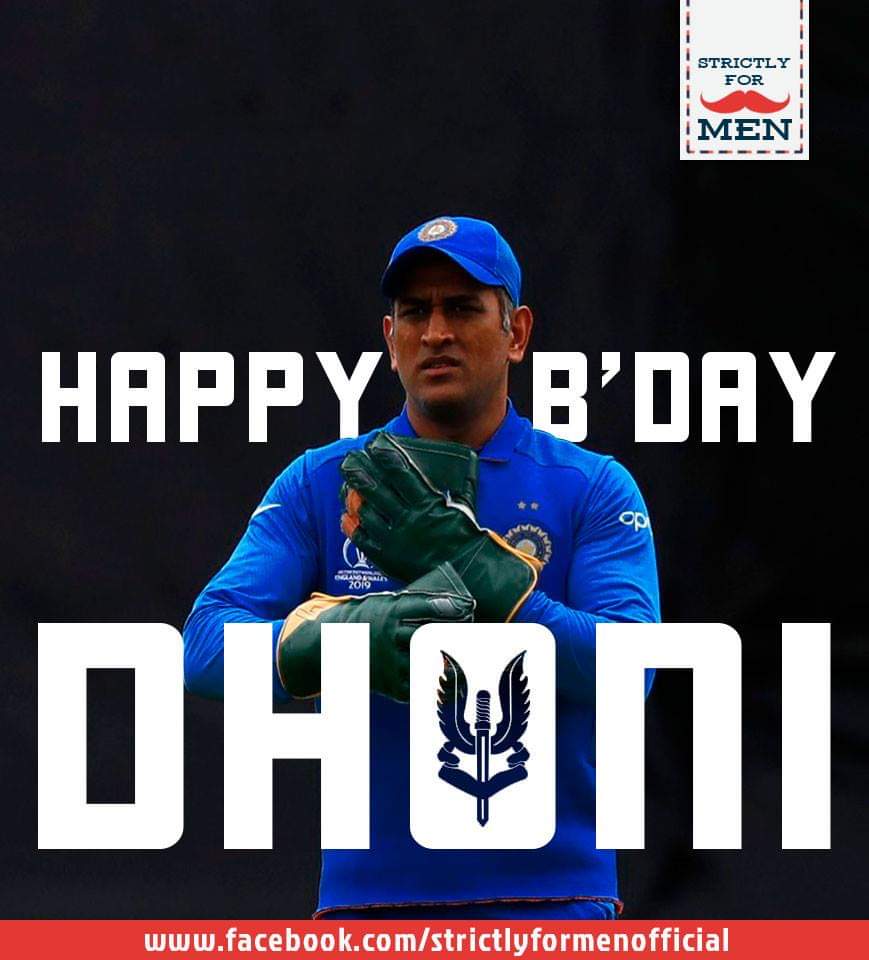  Happy birthday to my All Time Favourite Mahendra Singh Dhoni 