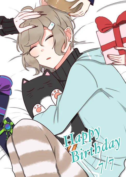 お誕生日おめでとう🔫🎊🎉㊗️
 #かな絵 
