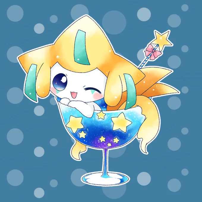 #ジラーチ星祭 
星空ソーダ?? 
