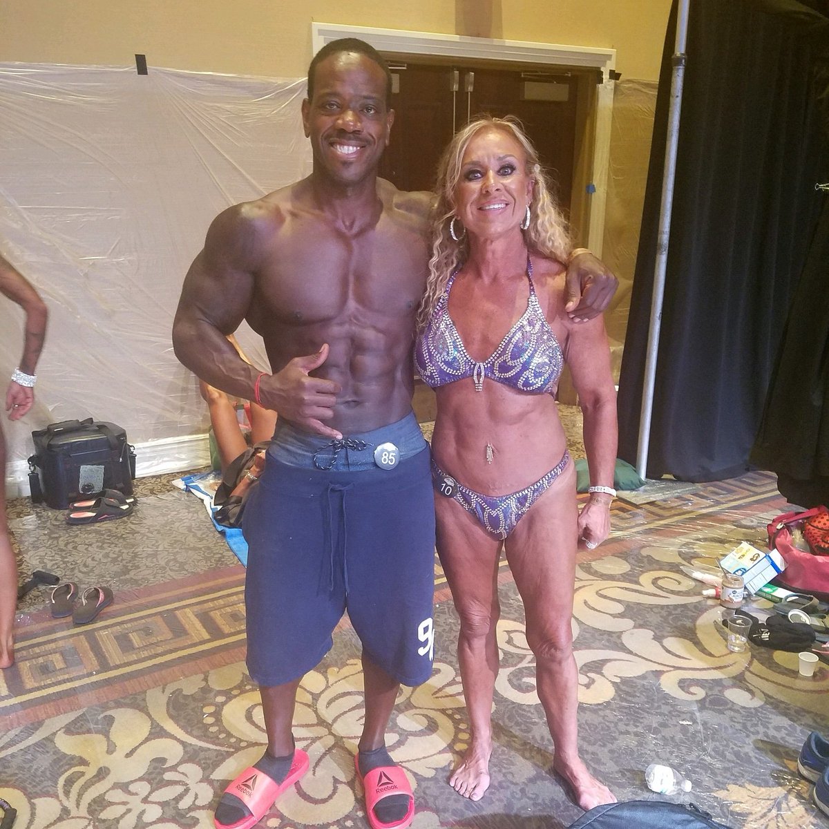JustworkPreston's tweet photo. Had a blast today got 1st in Mens Physique and 3rd in open B, I loved ever moment with my Team mates, clients, friends and family
Love yall, let's keep believing and chasing our dreams & goals ... #justwork
#TeamEClass #Handsomemuscle #handsomeFury #npc #muscle #abs #believe https://t.co/MXxpB9mBNe