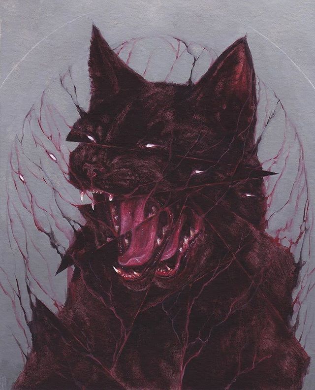 wowbywow's tweet photo. 'uncat' by Dusty Ray (@sloppjockey_ert)
•
#dustyray #sloppjockeyert #watercolorpainting #cat #horrorart #darksurrealism #blackcat #gouachepainting #kitty #catsofinstagram #darkart #macabreart https://t.co/c6KTq7yMoU https://t.co/qHJaUkdvrX