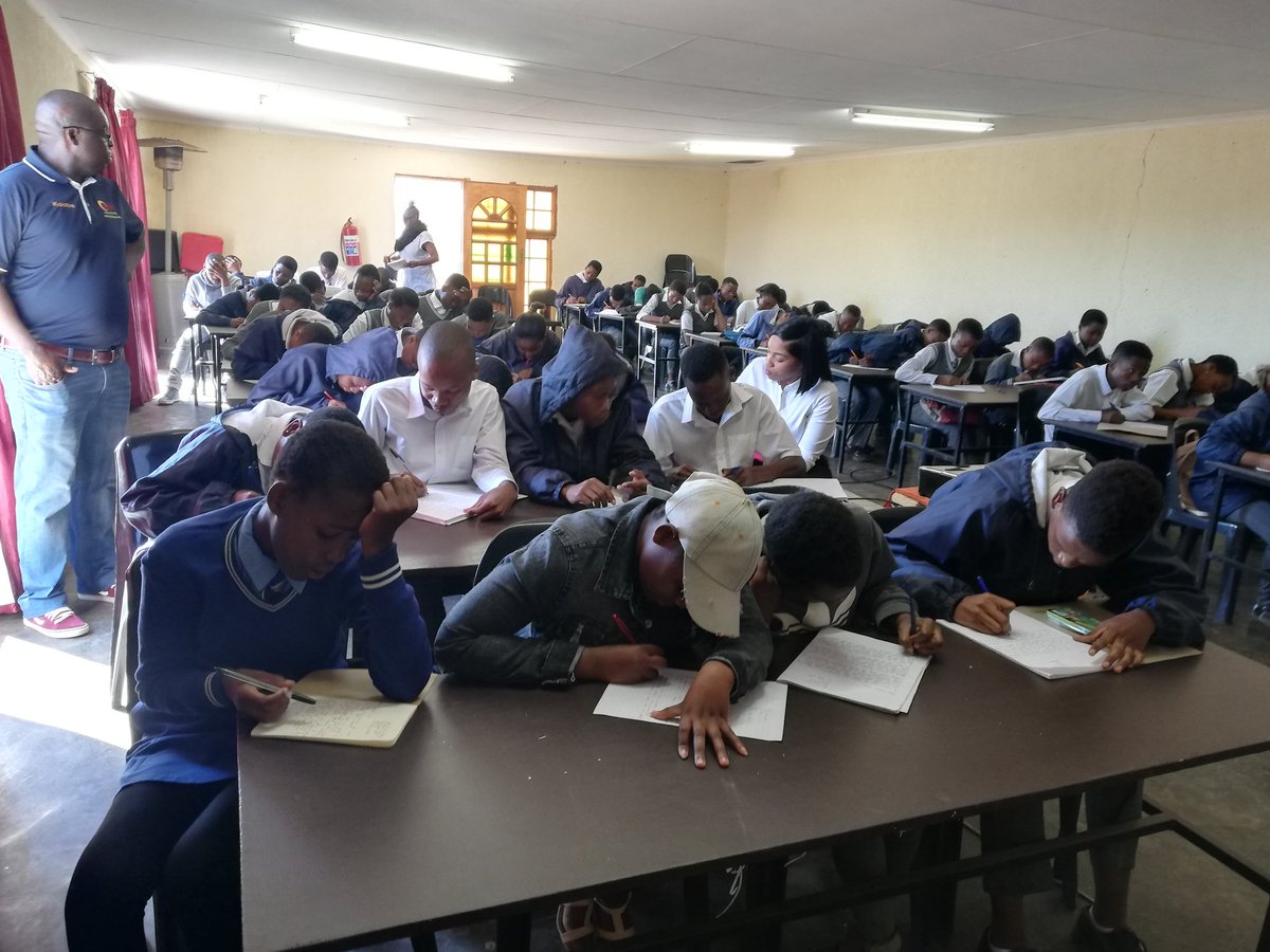Teasterlprogram's tweet image. Day 1: Pre-tests written
Learner have arrived at Lapa Lodge and conference centre. These are Grade 09-11 learners. We removed Grade 12s from our annual camp program.

#teasterlcamp2019 
#authenticcareercamp 
#AuthenticCareerguidance 
#ruralschoolsdevelopment