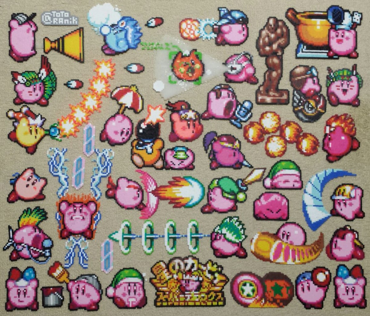 ととらに 星のカービィスーパーデラックスのコピー能力なカービィ達が全員集合しました 可愛いのから面白いのまで みんな特別感があっていつまでも大好きです アイロンビーズ 星のカービィsdx ととらに 星のカービィスーパーデラックスのコピー能力なカービィ達が全員集合しました 可愛いのから面白いのまで みんな特別感があっていつまでも大好きです アイロンビーズ 星のカービィsdx
