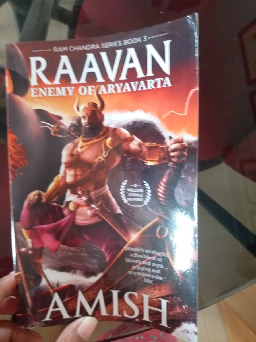 iambarshag's tweet photo. @authoramish My signed copy arrived today! Will devour this much awaited book like the other 2 of the Ramachandra series.Sita, to me,was by far,The Best;looking forward to discover Raavan. You bring a completely different,lesser known perspective to the  famous Epic,@authoramish https://t.co/IB2KRrTm0c