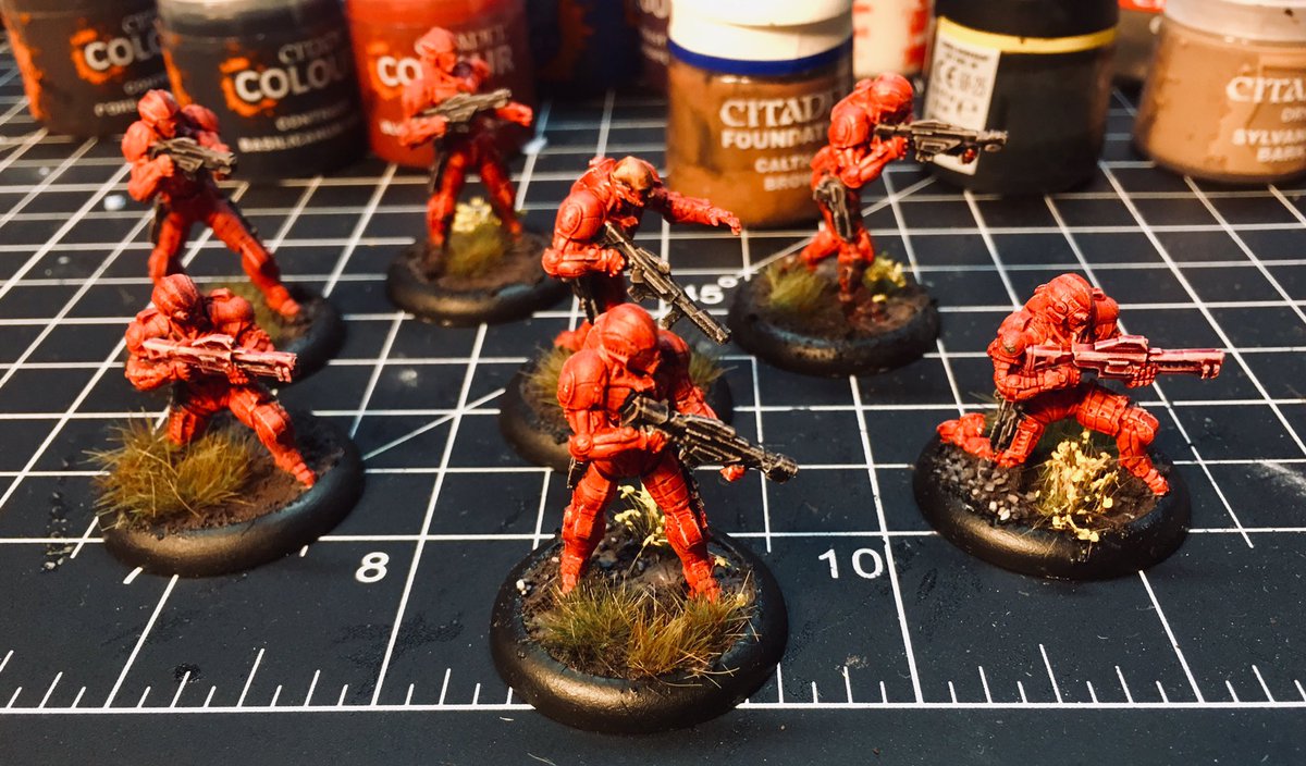 wargamingrecon's tweet photo. #nailedit @breachstorm minis done. #HobbyPeeps #Warmongers @abenson229 when do we play? https://t.co/74Ul4xcn4t