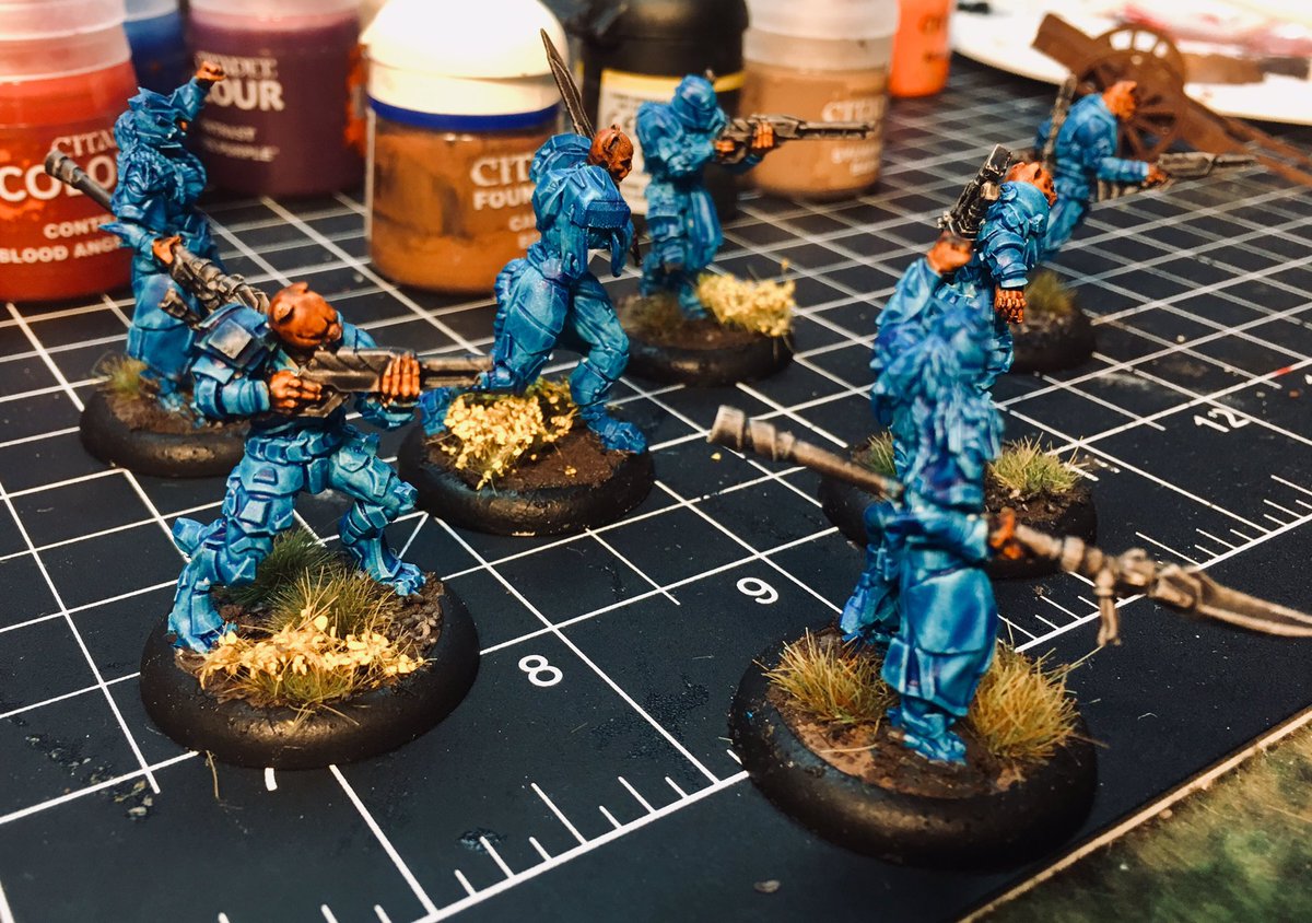 wargamingrecon's tweet photo. #nailedit @breachstorm minis done. #HobbyPeeps #Warmongers @abenson229 when do we play? https://t.co/74Ul4xcn4t