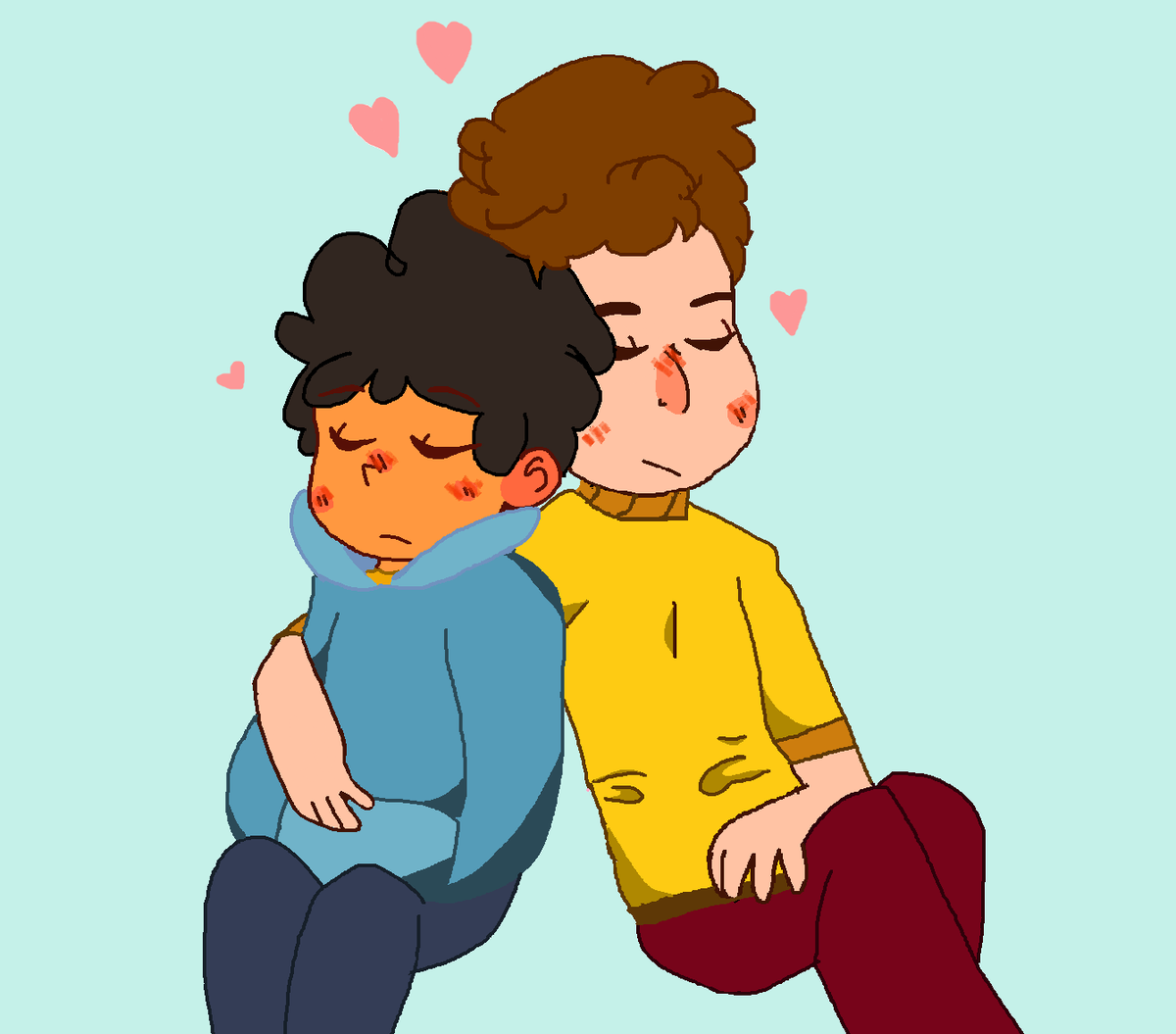 Madisonbunny2's tweet photo. my two floofy bois #campcamp #maxxneil https://t.co/XxR8kImWOB