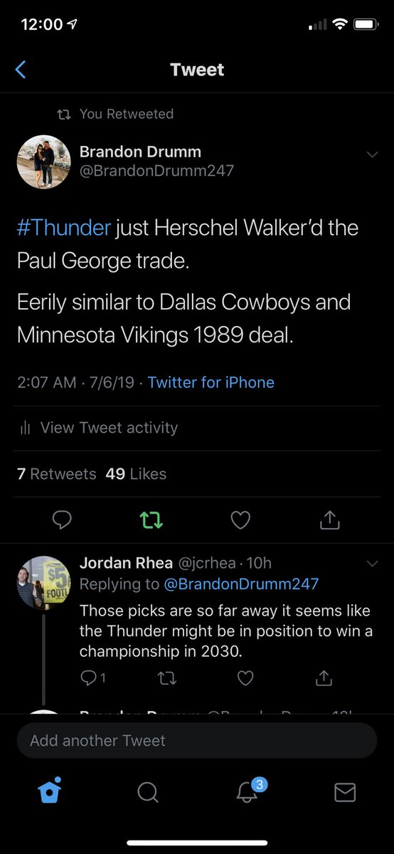 Bdrumm_OUI's tweet photo. @sportstoons @davidfholt I’m just saying. He got that Herschel analogy because he follows me. Lol https://t.co/rBuWPZLNeJ