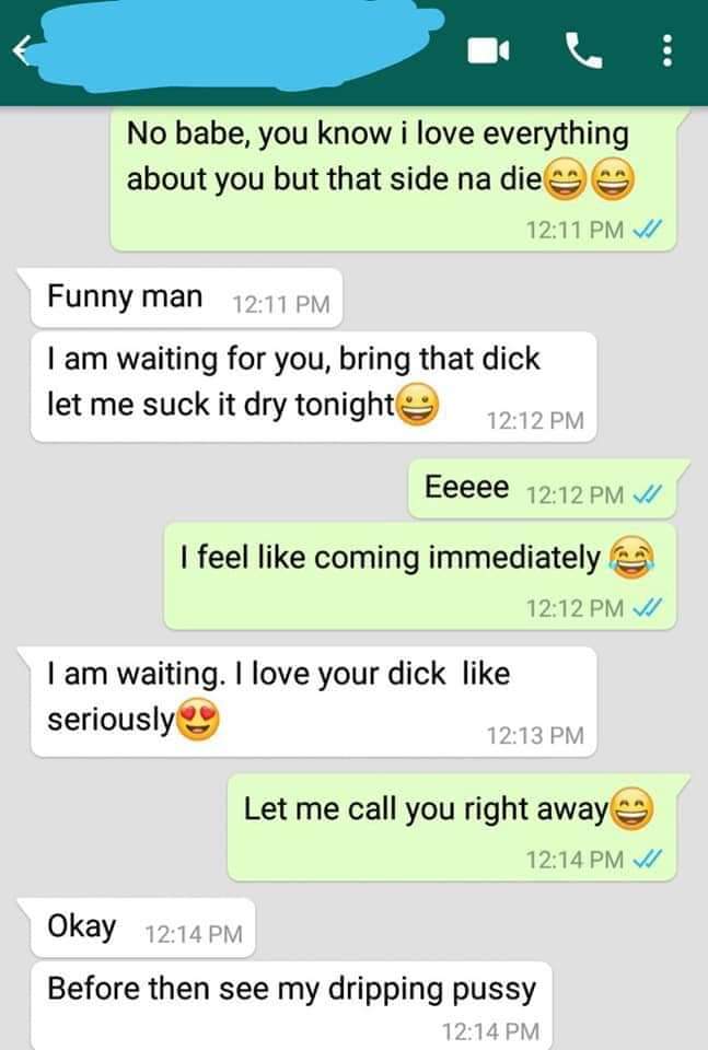 GNews724's tweet photo. WIFE READS SE*XY WHATSAPP MESSAGES OF HUBBY AND SIDE CHICK https://t.co/20N2qwKcv6