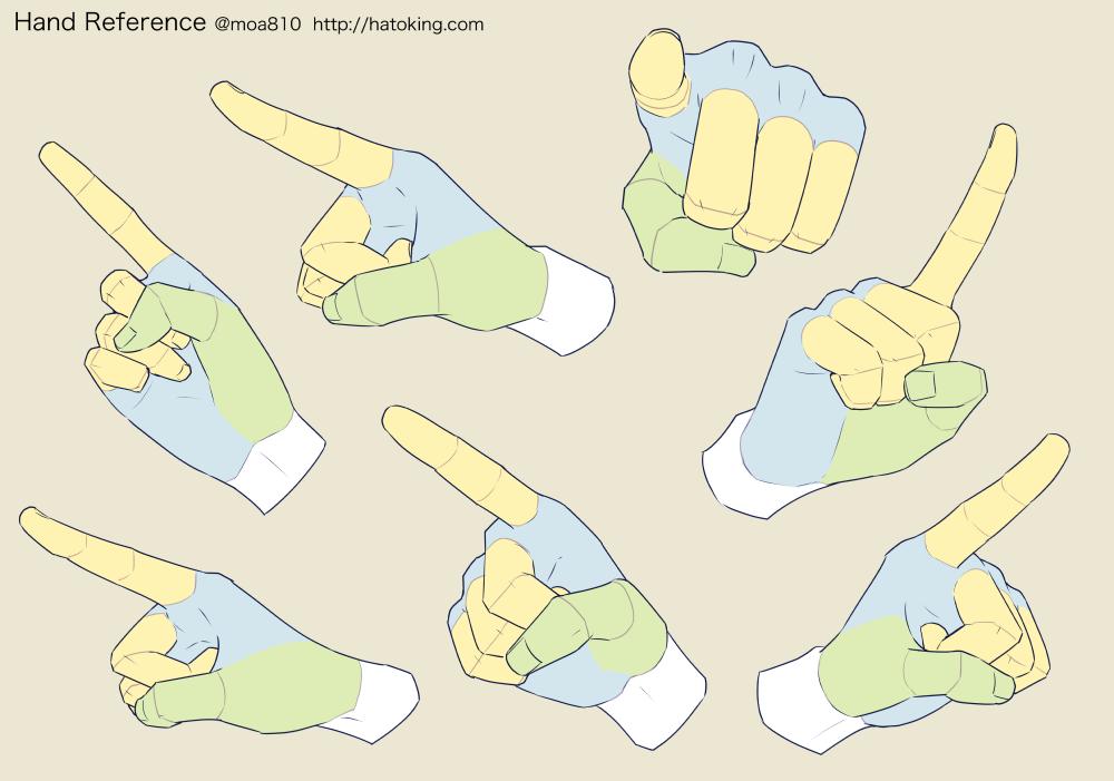 Moa お知らせ トレスokな手のイラスト資料集に 指差し Pointing を追加しました Hand Refs For Artists T Co wjw0jtjn T Co C8tflbhj7t Twitter