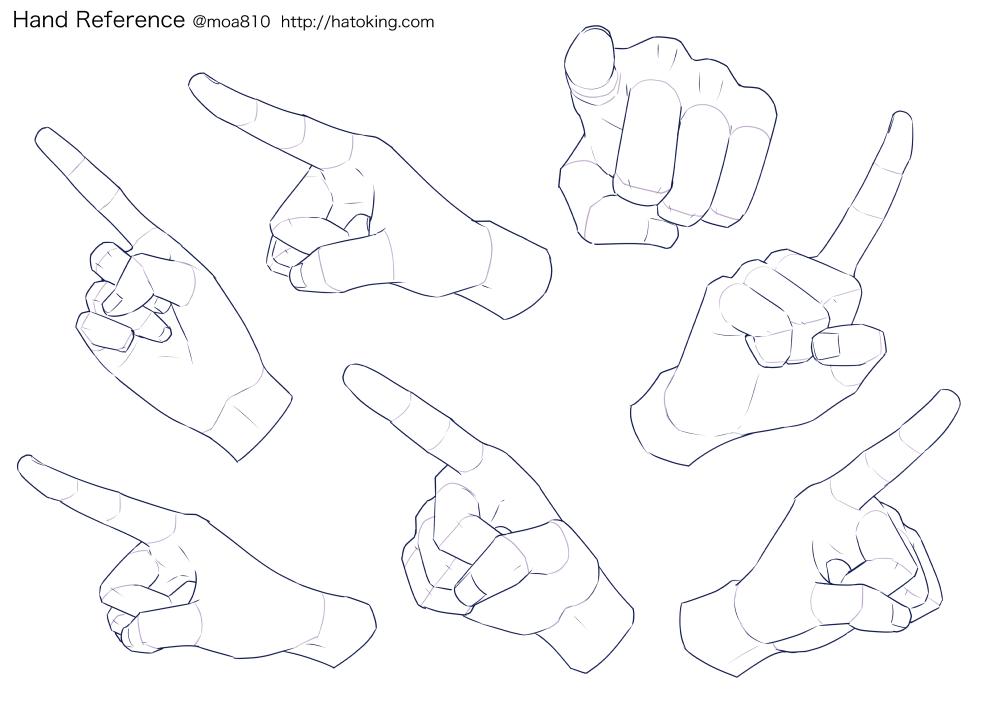 Moa お知らせ トレスokな手のイラスト資料集に ハート Heart Shape を追加しました Hand Refs For Artists T Co wjw0jtjn