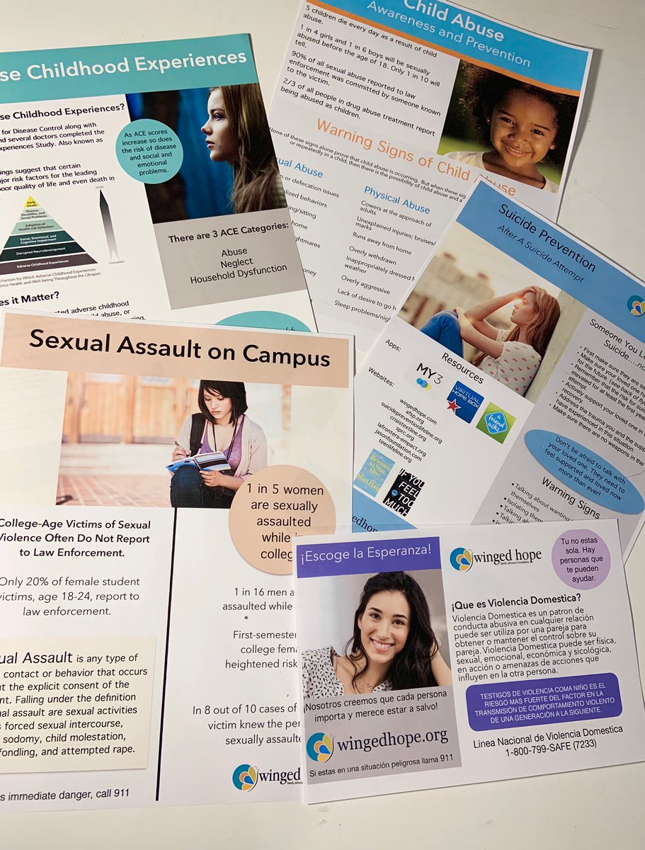WingedHope1's tweet photo. Our tip sheets provide victims, survivors, families, and the agencies who serve them with resources, stats/data/tips related to all of our programs. Access them at https://t.co/l7z4kcqGIo 
#WingedHope #HopeHeals https://t.co/octJ4bozjC